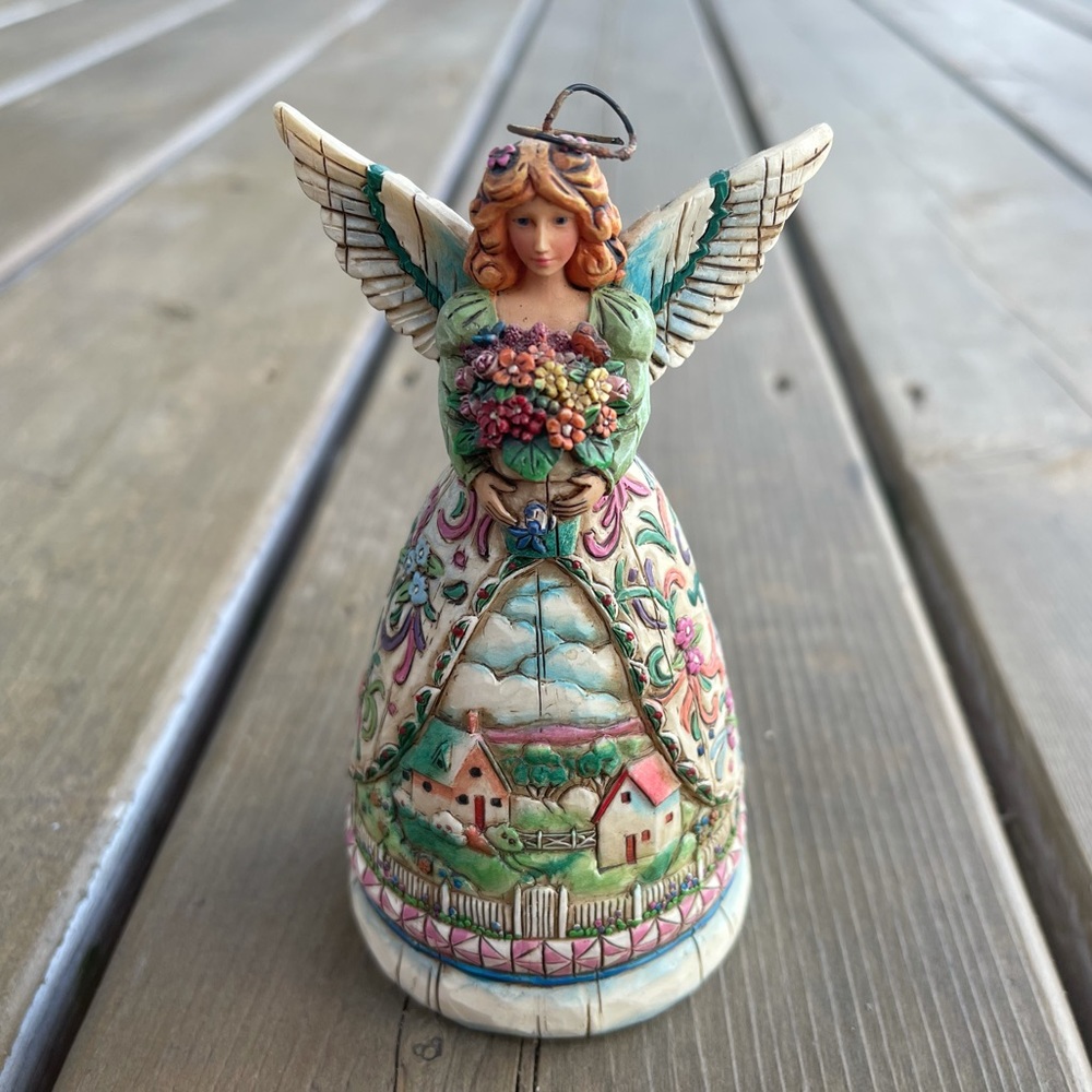 Jim Shore Heartwood Creek Spring Angel Figurine M117674
